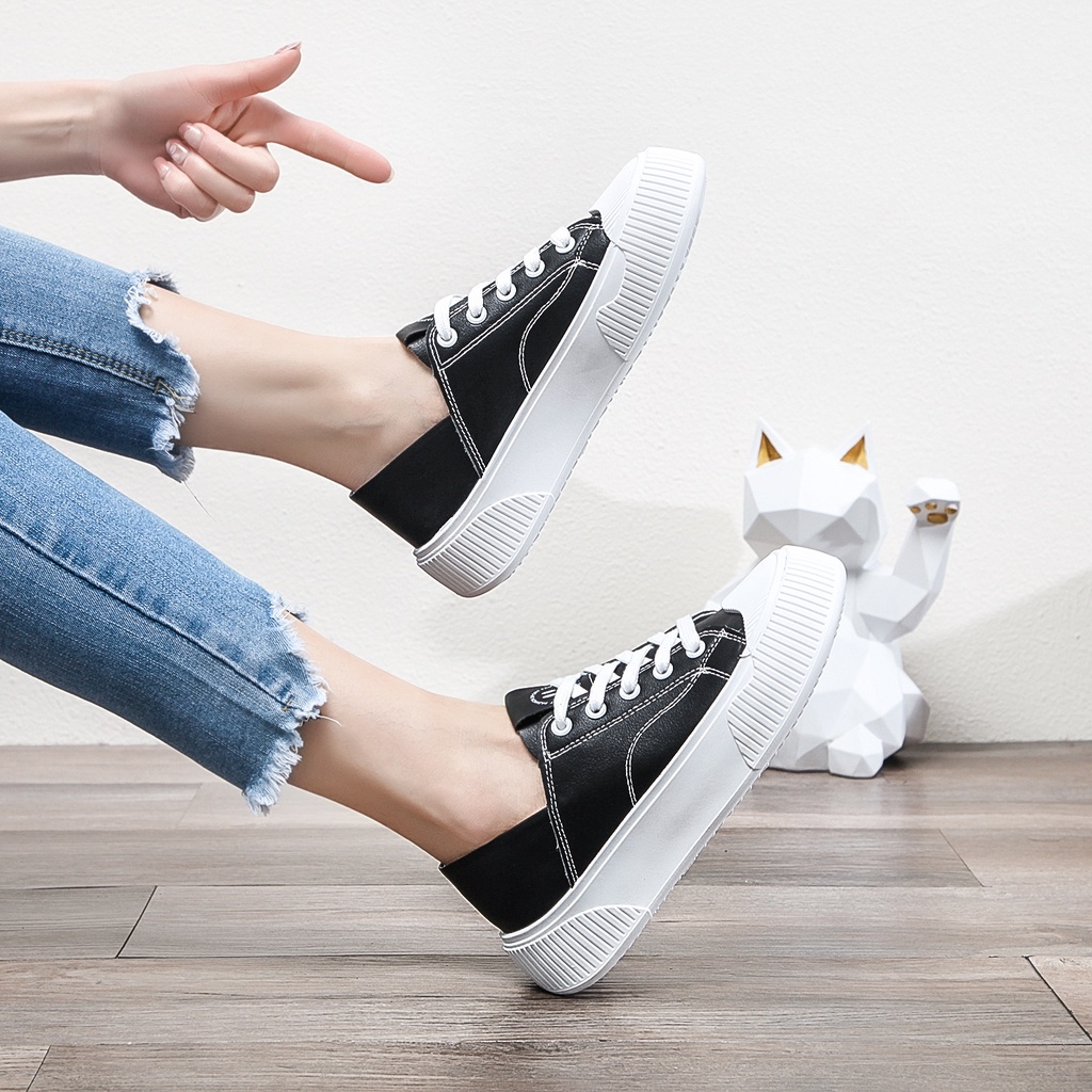 Sepatu Sneakers Wanita Import Sepatu Cewek Pelajar Korea Style Nyaman Dipakai Modis