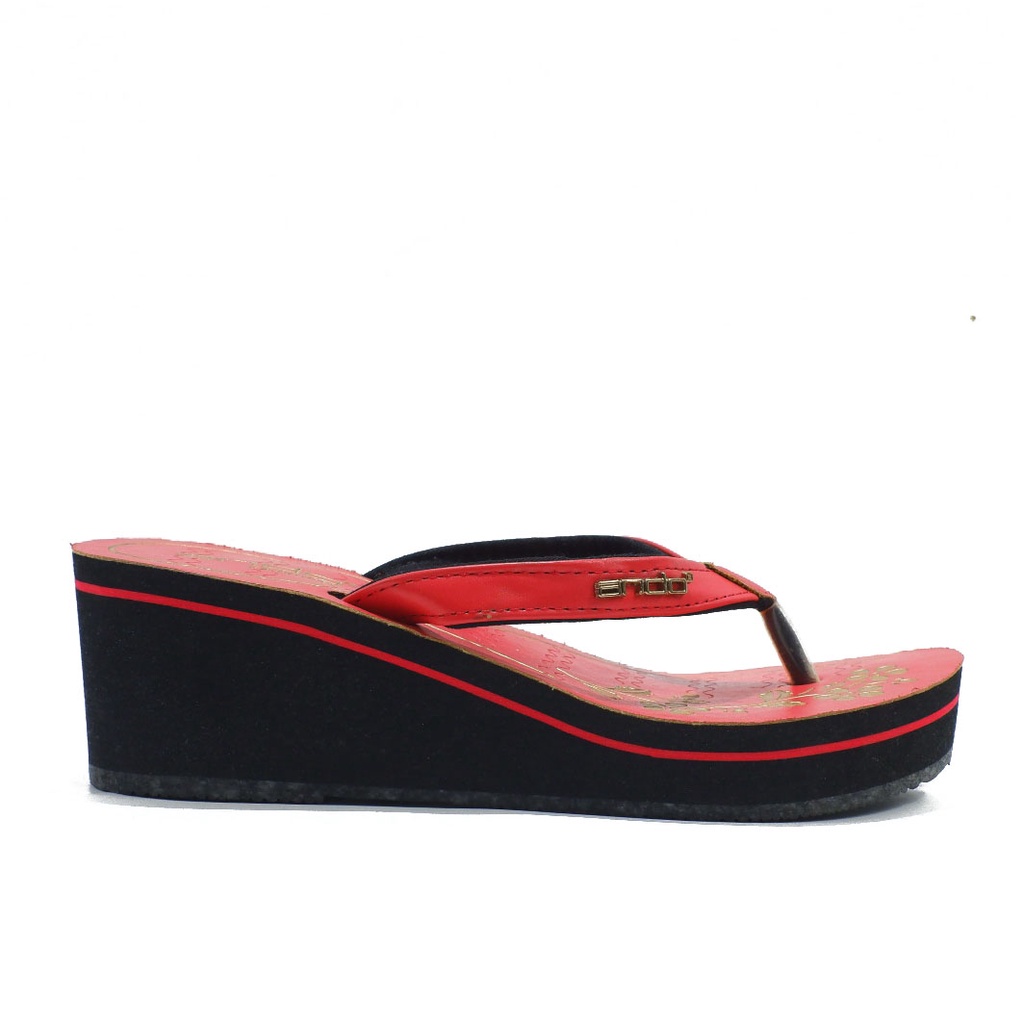 Sendal wedges wanita jepit ori sandal hak rata perempuan cewek dewasa japit spon brand Ando Emma Verona Willona 02 HK9906 Vianisty promo murah cod keren 36-40