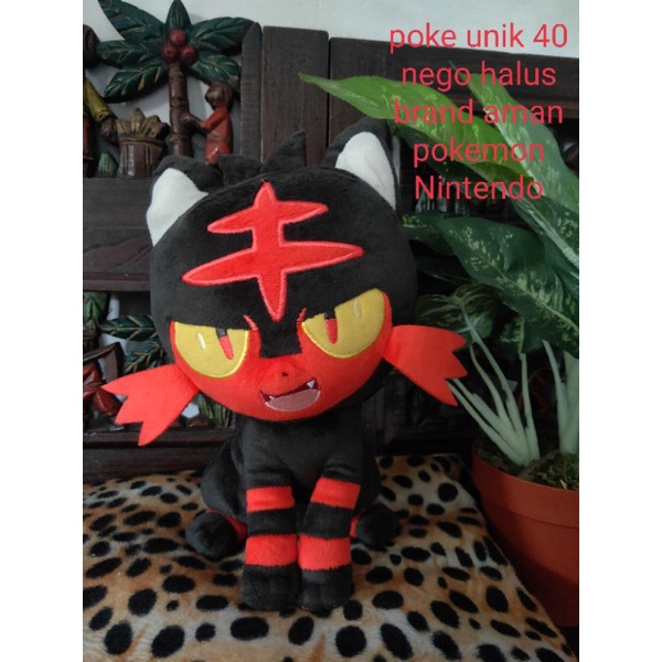 Boneka Pokemon Litten Original