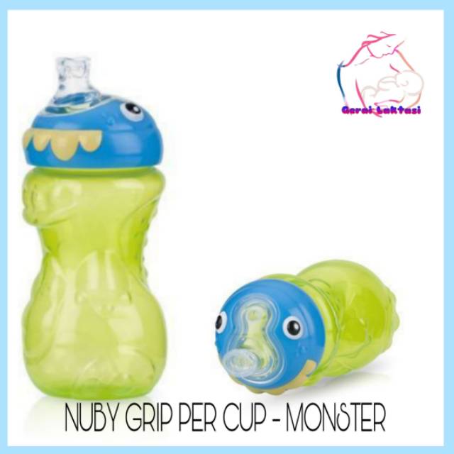 NUBY I MONSTER EASY GRIP SIPPEE CUP 330ML - SPOUT CUP