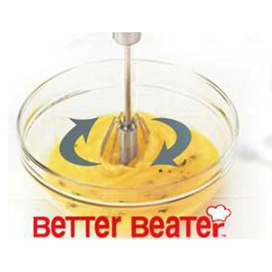 Better Beater FULL STAINLESS STEEL isi 1 pcs / Hand Mixer tanpa Listrik / Dalgona Coffee Mixer