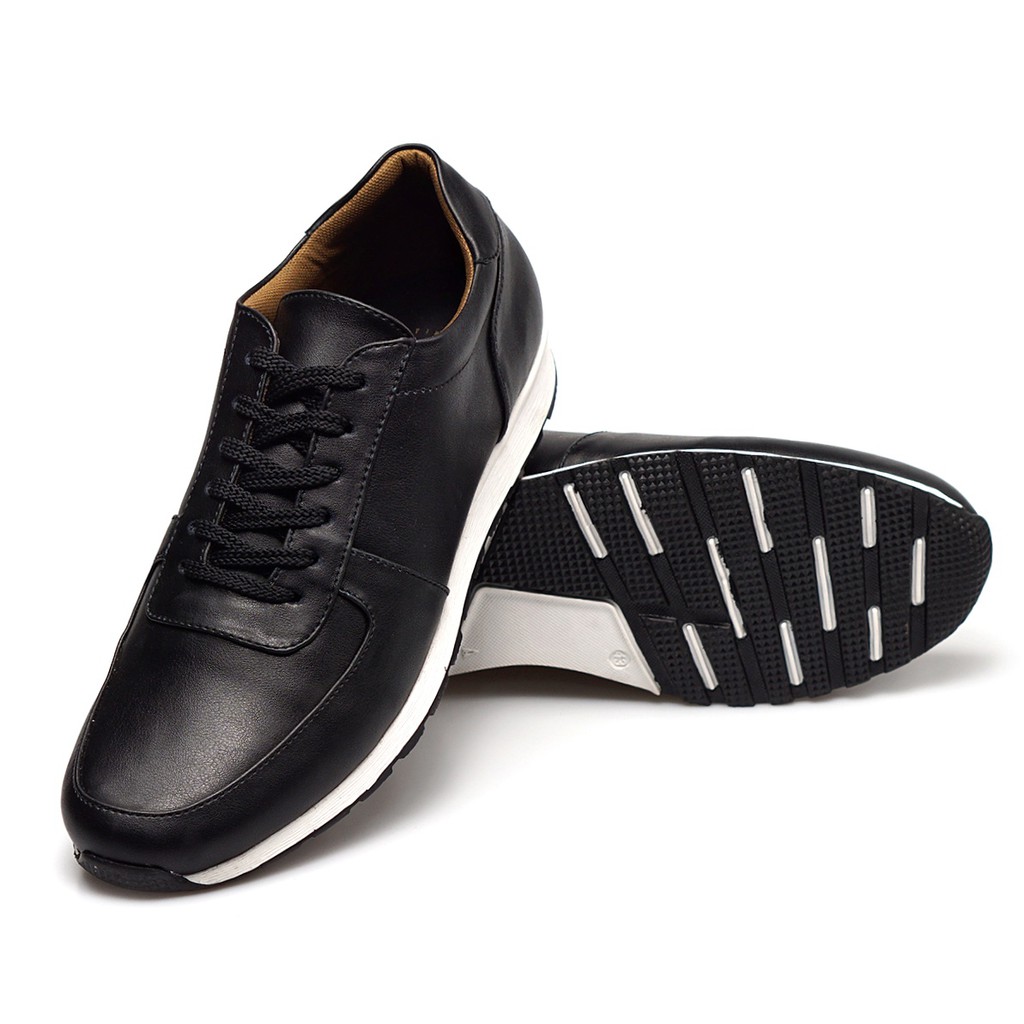 ALLEGRO BLACK |Reyl x FORIND| Sepatu Putih Casual Sneakers Kasual Polos Original Pria Cowok Footwear