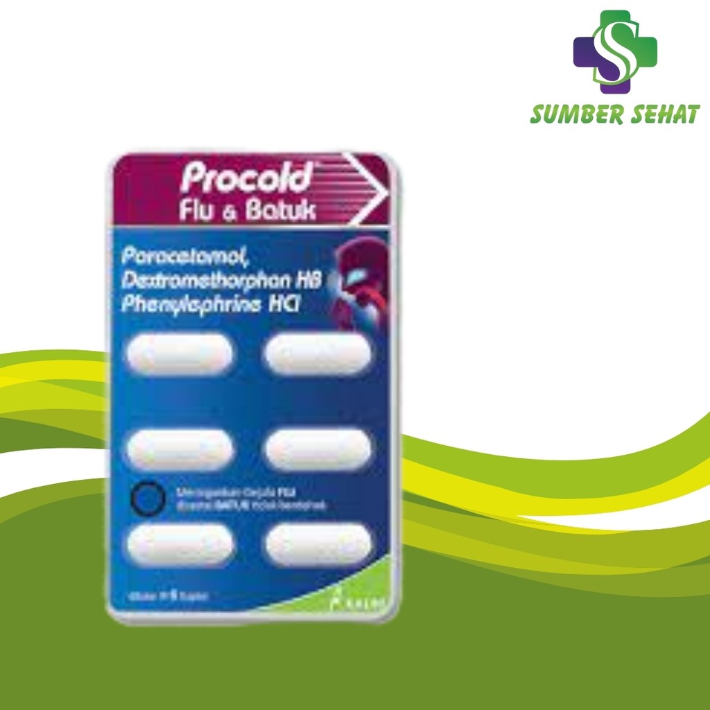 PROCOLD FLU DAN BATUK STRIP 6 TABLET