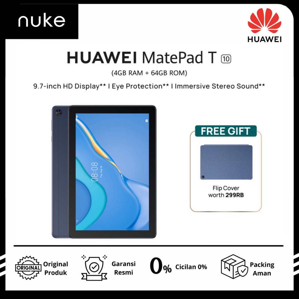 Jual HUAWEI MatePad T10 Tablet [4GB+64GB] Indonesia