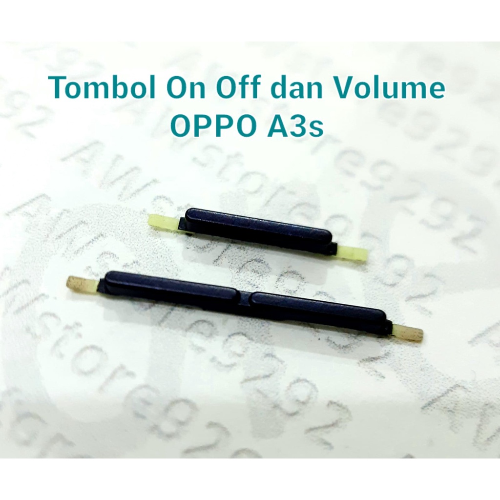 Tombol power on off dan volume luar Oppo A3S