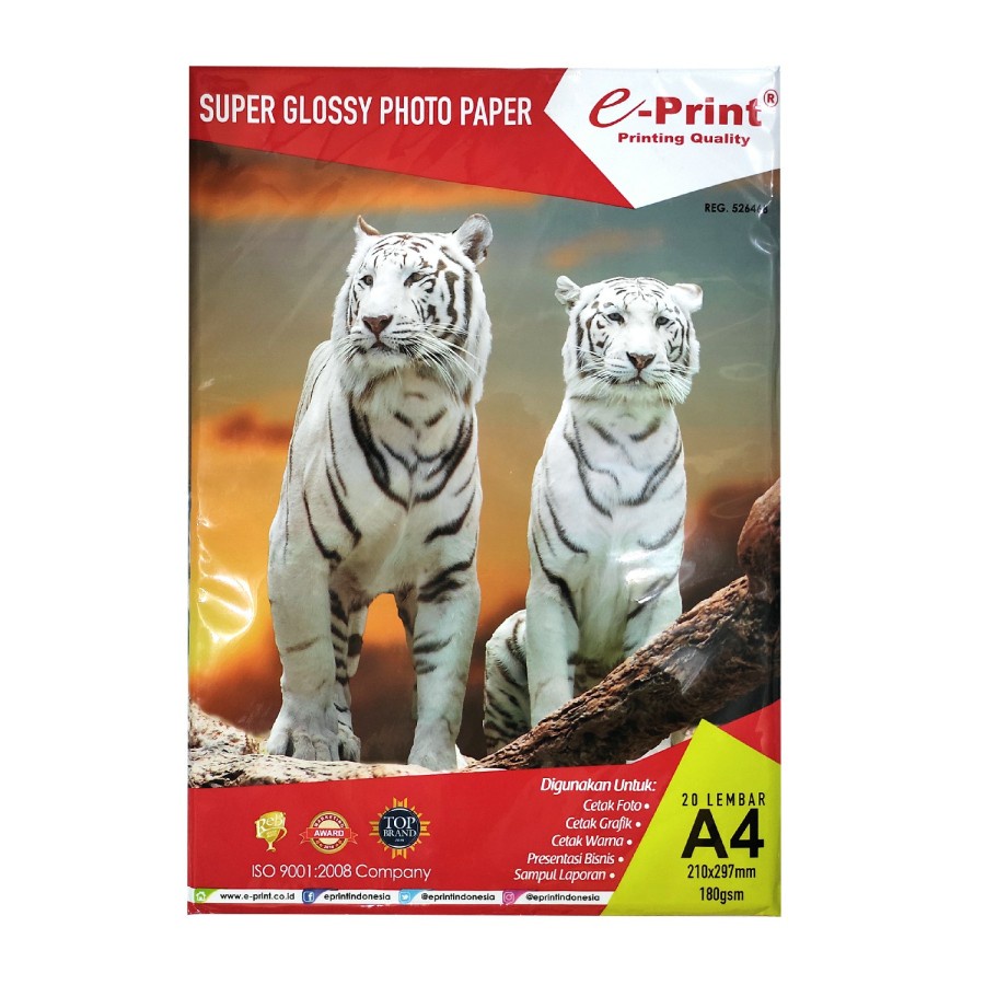 

KERTAS FOTO / PAPER GLOSSY ALMN A4 180GR EPRINT