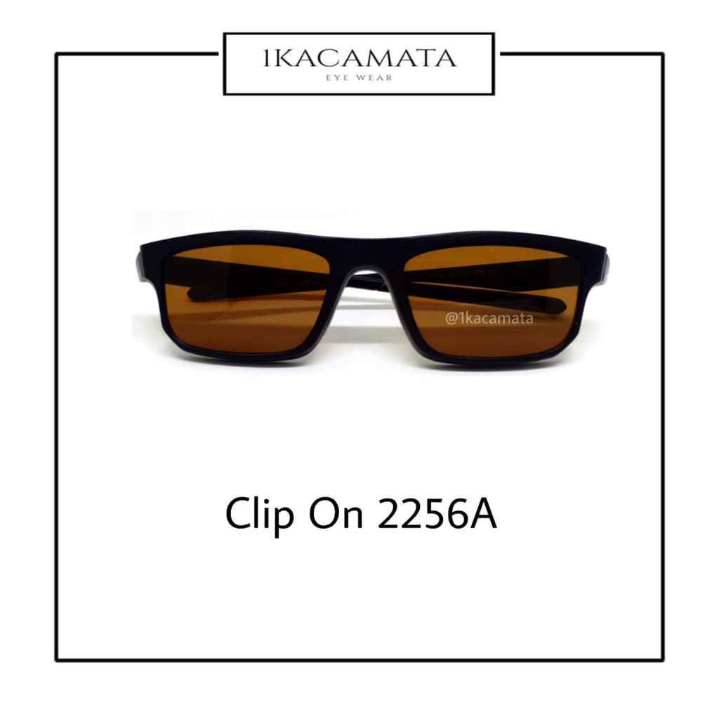 CLIP ON 2256A FREE 5 LENSA SUNGLASS CADANGAN MURAH BERKUALITAS