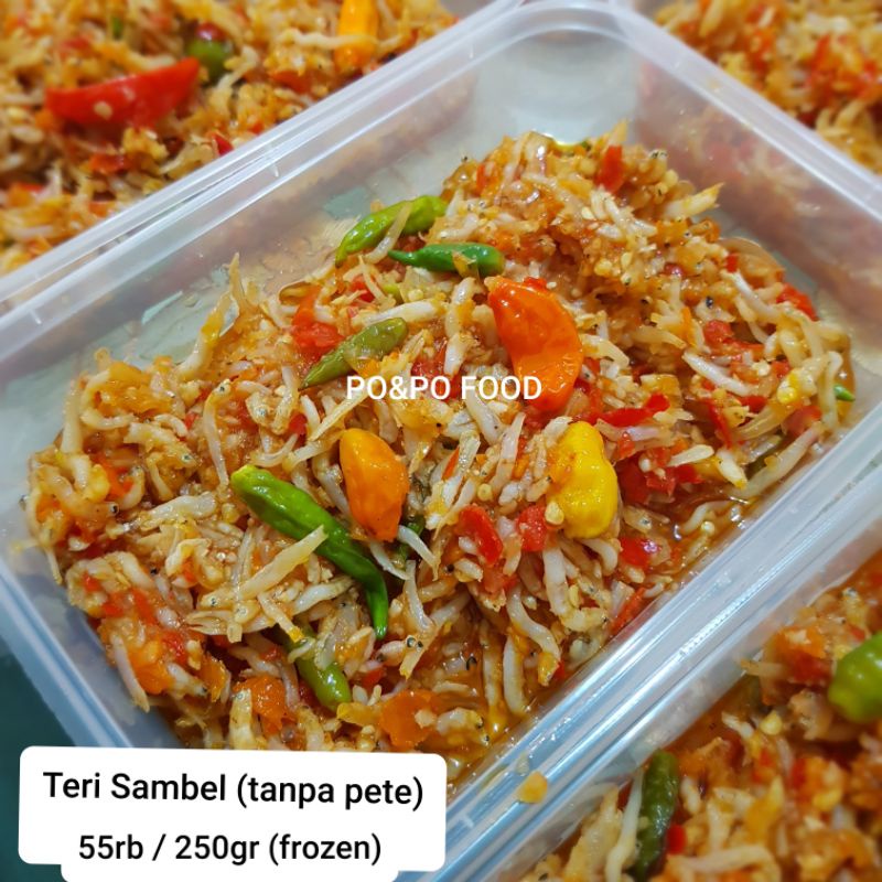 

Teri Sambal (Teri Medan) 250gr | Sambel | Lauk frozen food praktis tinggal dipanaskan kembali | Lauk pedas | makanan pedas cabe | Sayur masakan rumahan home made | sambal basah Ready to eat makanan siap saji instant food murah enak lezat seafood