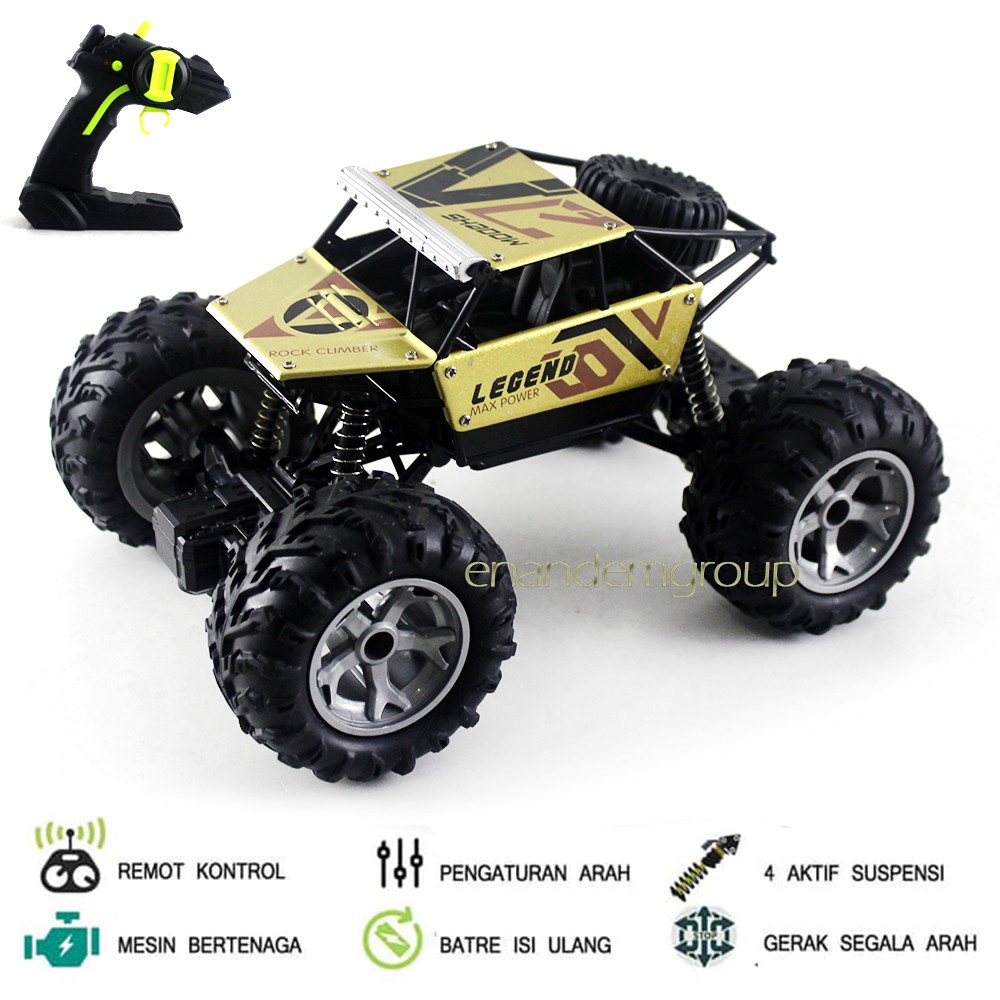 Mainan Mobil Remot Kontrol  RC Offroad Rock Climbing Legend 