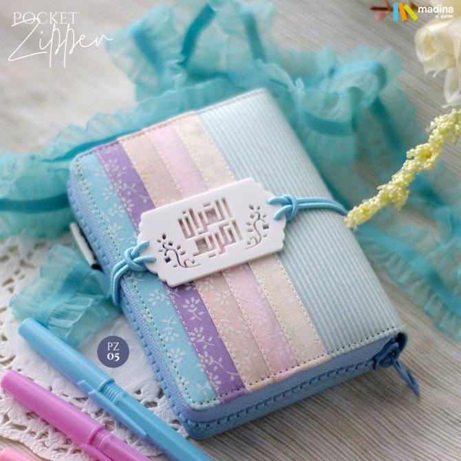 

Alquran Zhafira Pocket Zipper Al Qur'an Saku Madina (Free Tasbih)