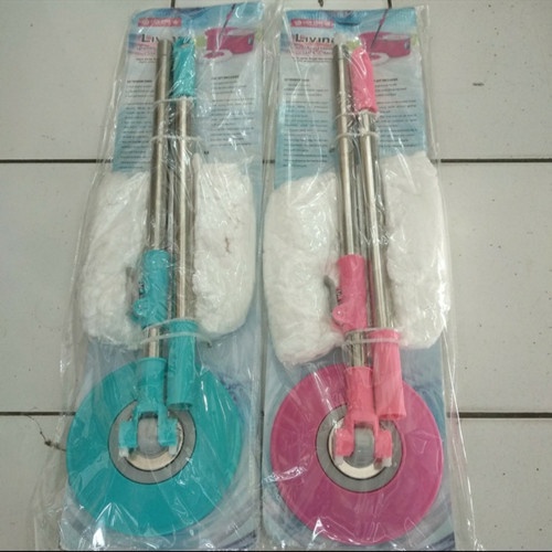 Livina Spin Mop Handle Set BM-51 LION STAR/ Refil Pel Lantai/ Pembersih Rumah/ Kain Pel Putar/ Pel H