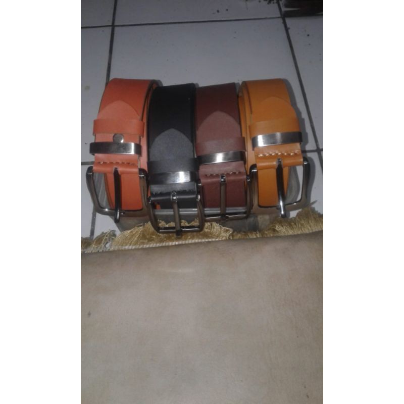 Gesper Pria Sabuk Kulit Asli Garut Original