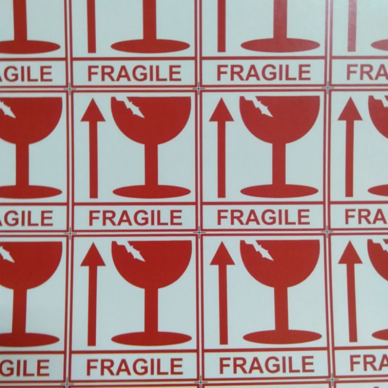 

Kertas 10 Gambar Label Fragile Sticker Pengaman Produk Anti Pecah