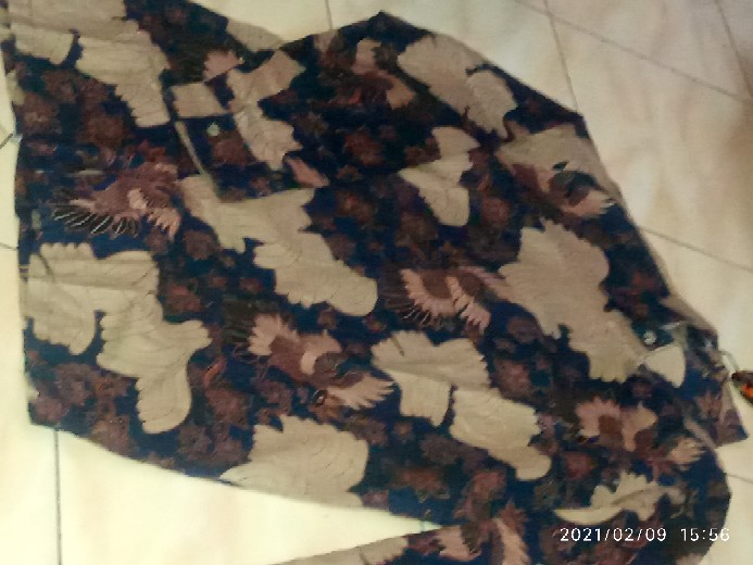 Baju Batik Couple Gamis Muslim Gaun Pakaian Wanita Gaun Perempuan Fashion Cewek Cewe Pekalongan A3