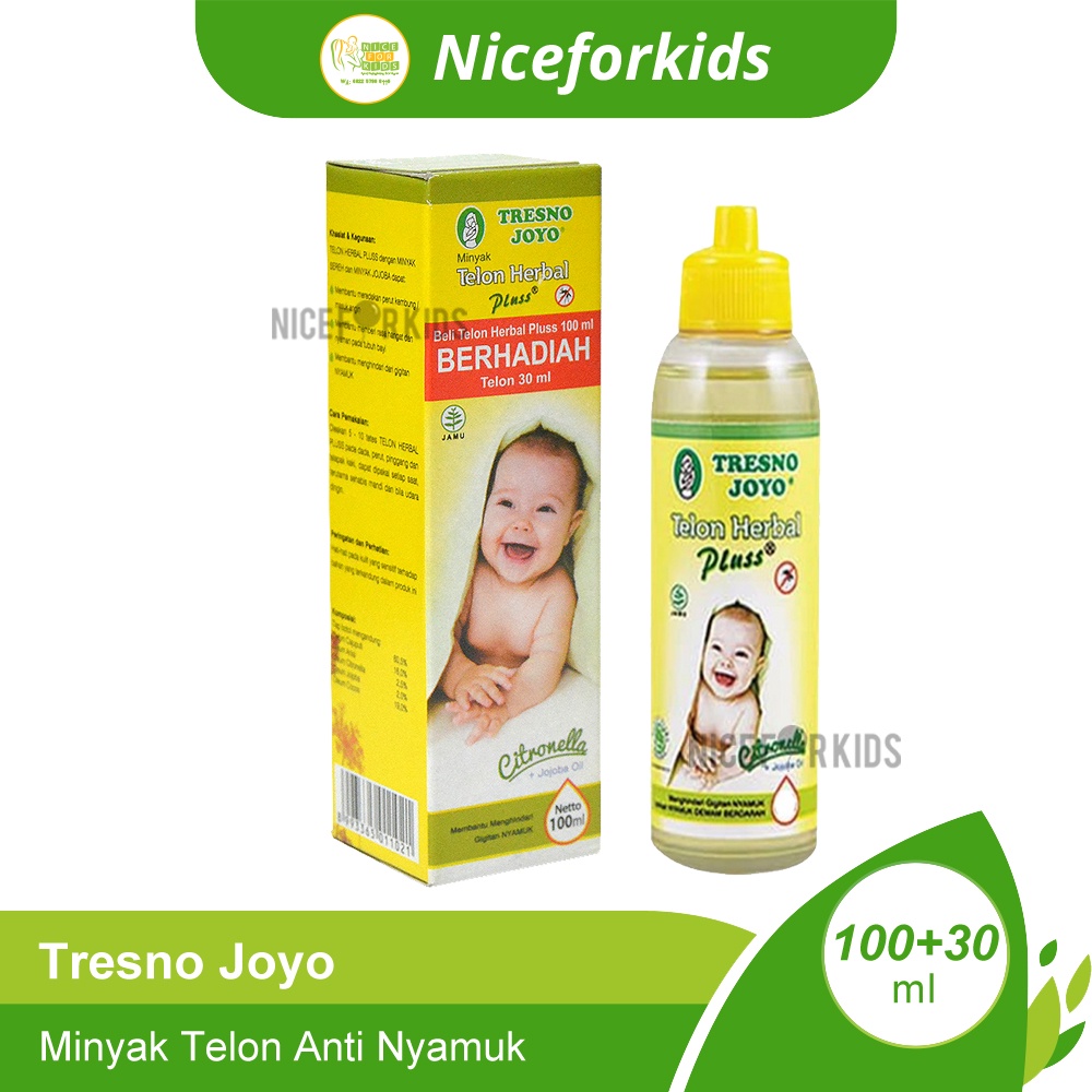 Telon TJ 100 ml Free 30 ml / Tresno Joyo Minyak Telon Plus Anti Nyamuk