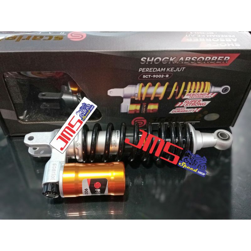 shock shockbreaker scarlet tabung bawah ukuran 310/330 klik fungsi mio beat vario 110 xeon soul gt scoopy genio mioj mio m3 lexi freego