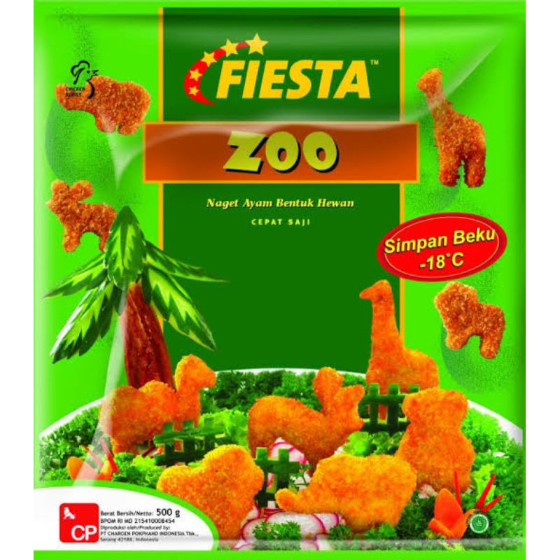 

Fiesta nugget Zoo 500g / chicken nugget / naget ayam