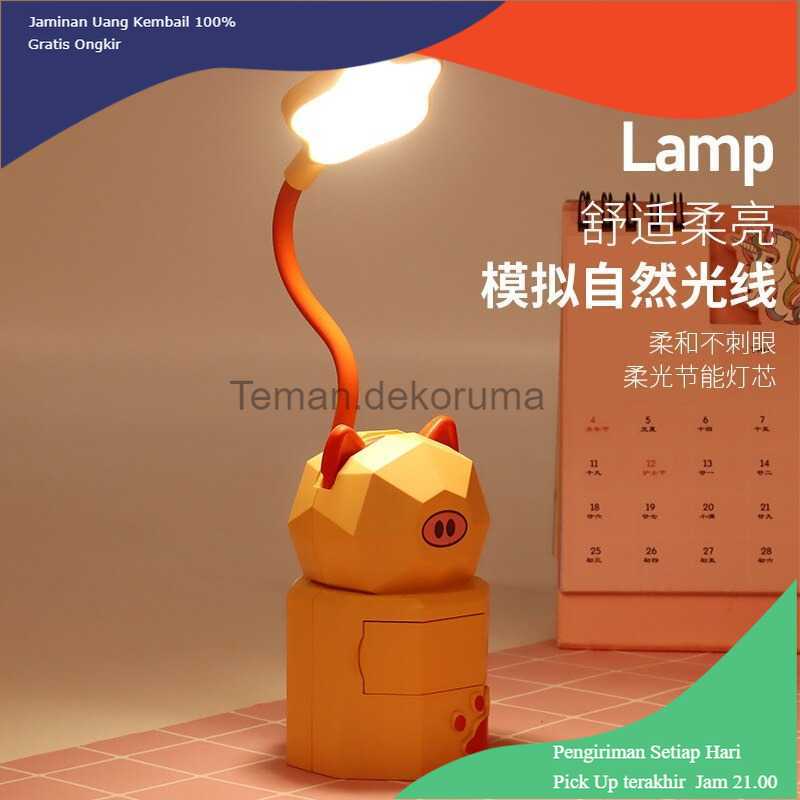 TD-DHA DianDi Lampu Meja Belajar USB Desk Lamp Desain Unik - SQ2226