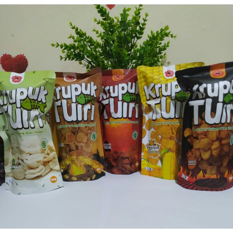 

Krupuk Tuiri Tulang Ikan Tenggiri Krupuk Kalsium 70gr