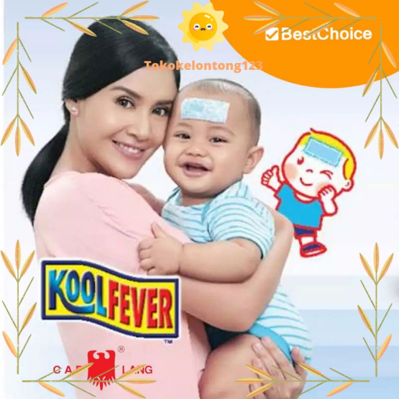 KOOLFEVER Plaster kompres penurun demam bayi dan anak