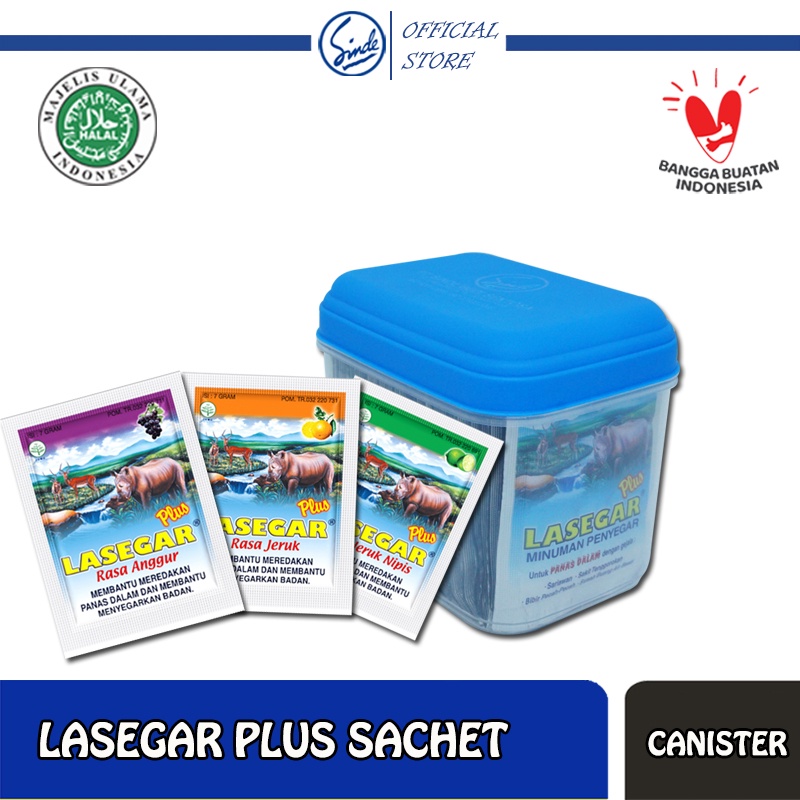 Lasegar Plus Sachet CANISTER/ Lasegar Sachet Canister/ Lasegar Serbuk/ Lasegar Bubuk