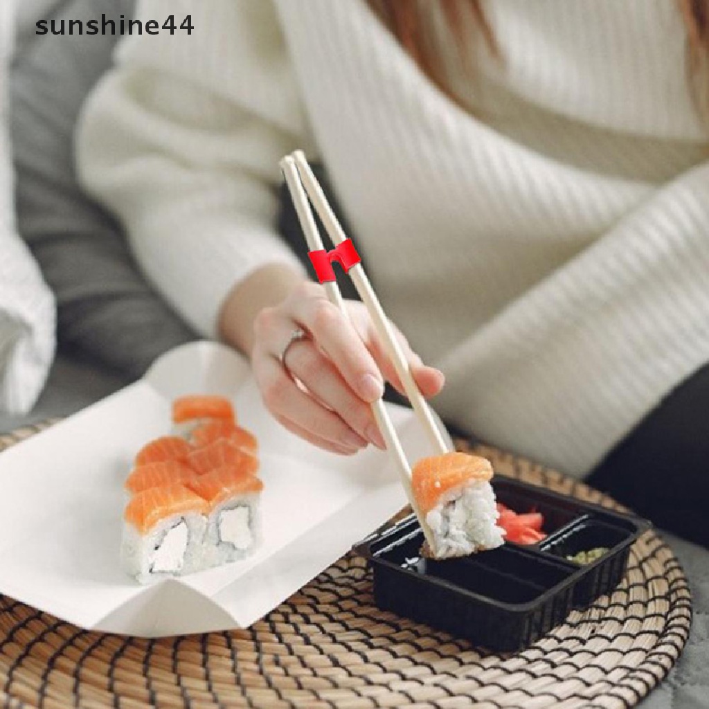 Sunshine 5pcs Durable Hinge Connector Small Easy Use Chopstick Helper Reusable Training .