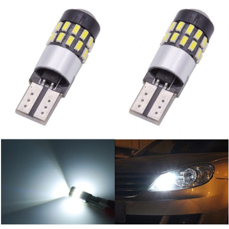 LED Lampu Senja T10 3014 30 Mata CANBUS 12V-24V Rotary Super Bright Motor Mobil