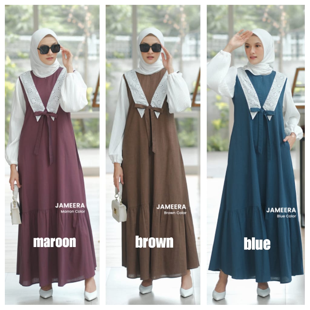 SYLLA// (READY) Gamis Lebaran Jameera Dress by Sylla