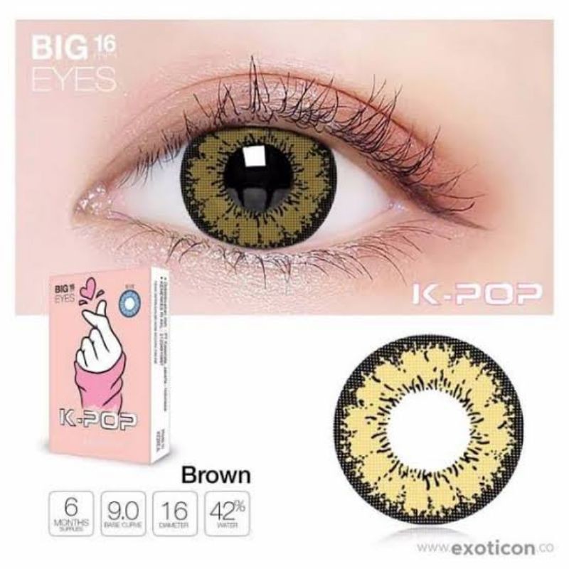 [ Normal ] HARGA PROMO : SOFTLENS KPOP COLOR 16mm