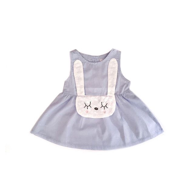 Bunny Dress - Sky Blue