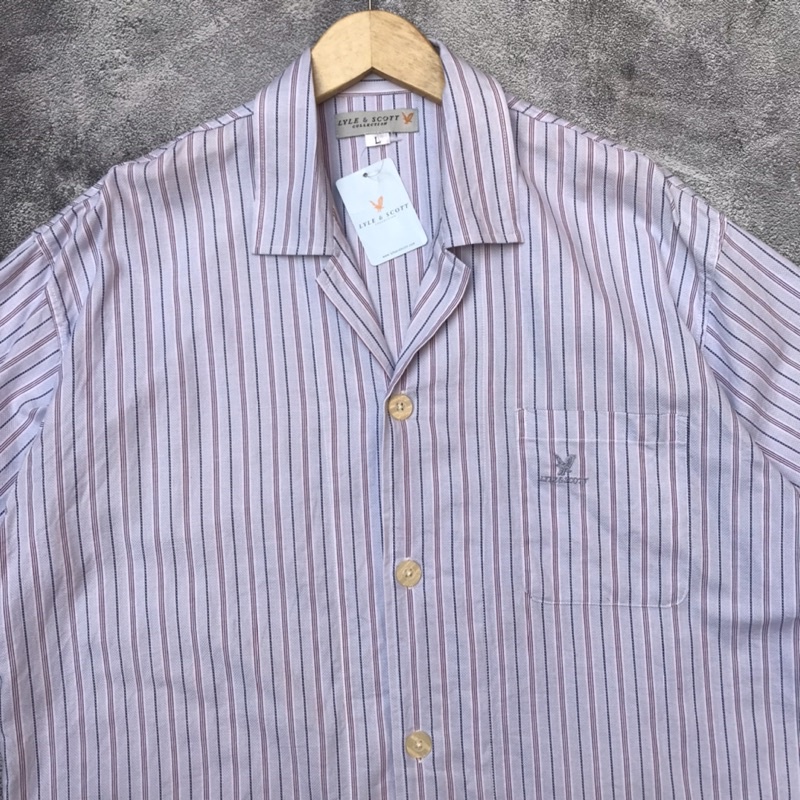 kemeja opencollar lyle & scott original