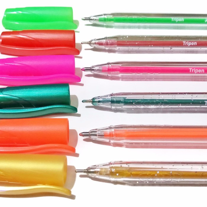 

Pulpen Tripen Neon dan Glitter Faber Castell