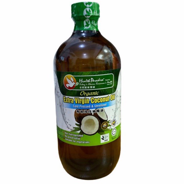 Health Paradise Organic Virgin Coconut Oil Cold Press 500ml