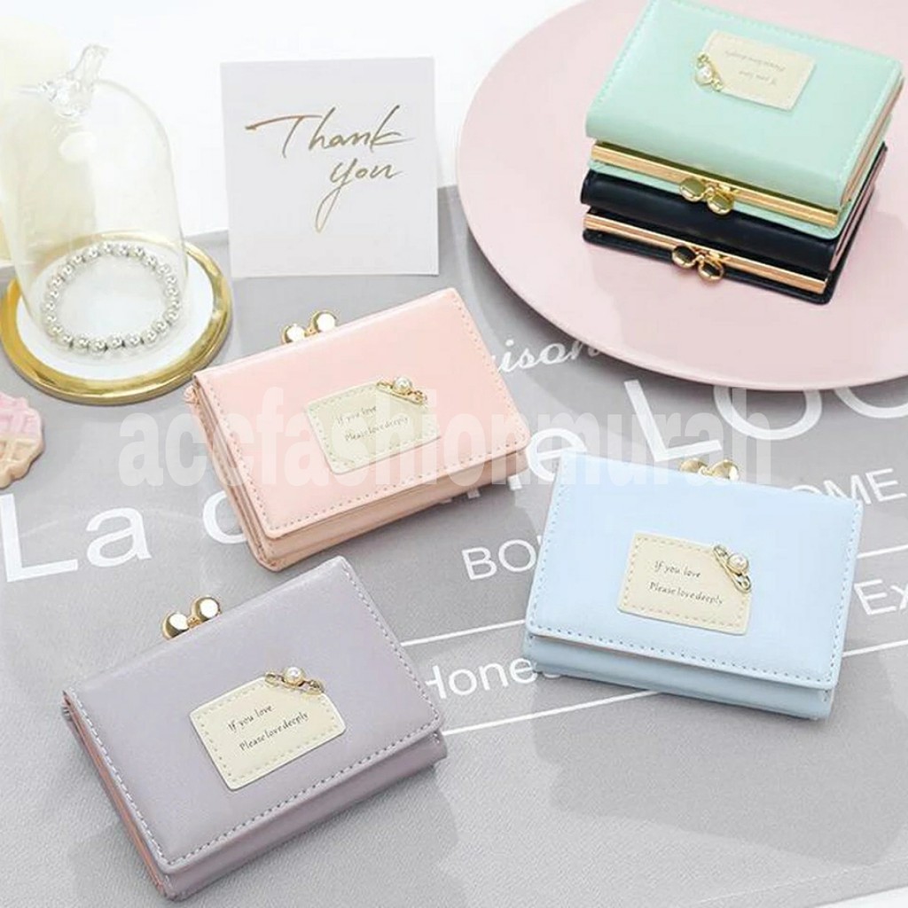 DOMPET FASHION Dompet wanita import mini KC142 dompet lipat dompet koin dompet import