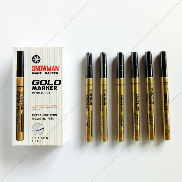 

Promo Spidol Permanent Snowman Paint Marker Extra Fine Free ongkir