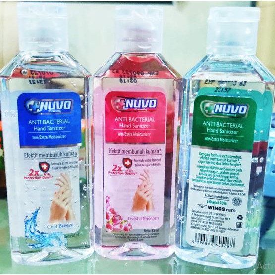 Hand Sanitizer Nuvo 85ml