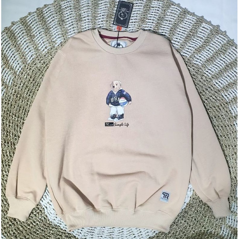 Crewneck Bear/Panda USA Basket Ball Premium Quality