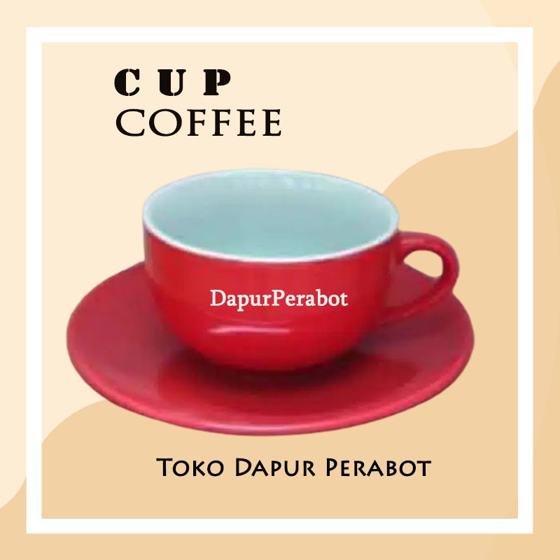 GELAS CANGKIR KOPI CAFE SET KERAMIK TEH