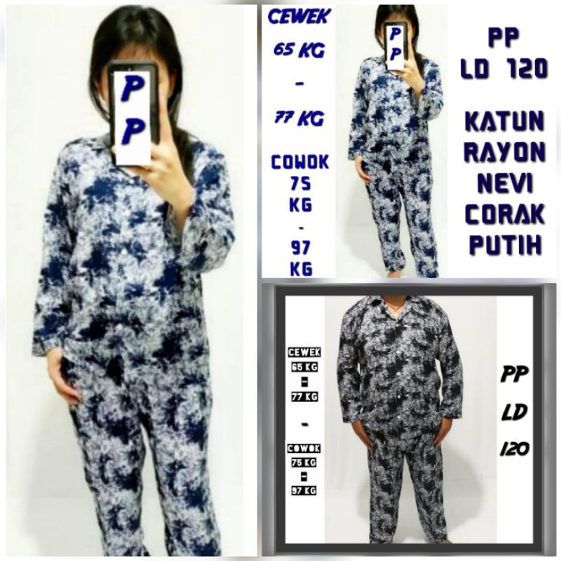 ONE SET RAYON VISCOSE DAILY SET SETELAN PAJAMAS