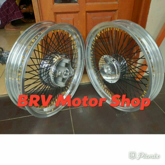 Paketan Velg Jari Seribu Tiger revo mega pro. Cb new cb old tapak lebar ring 17
