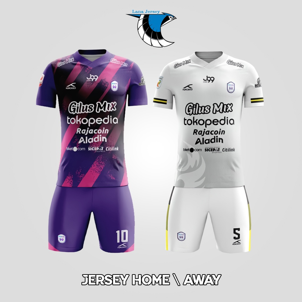 JERSEY RANS CILEGON FC HOME AWAY 1 STEL MUSIM 2021  2022 FULL PRINTING (FREE NAMA + NOMOR PUNGGUNG)