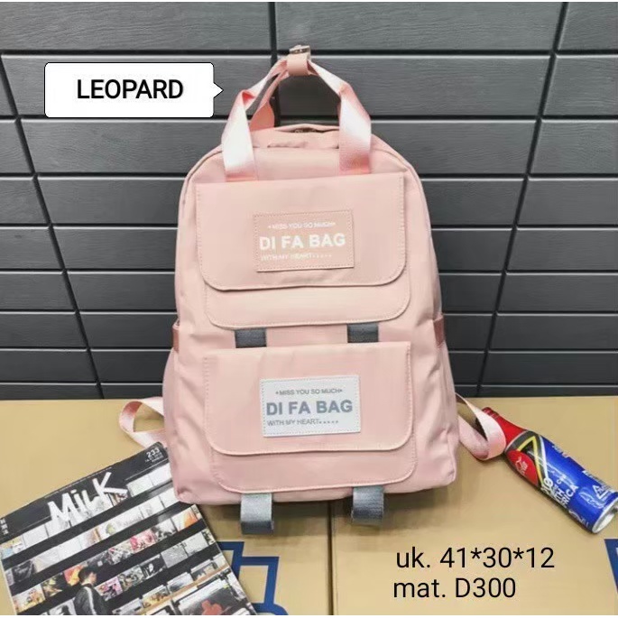 Tas Ransel Wanita Difa Bag Korean Style Remaja / Tas Ransel Anak Perempuan