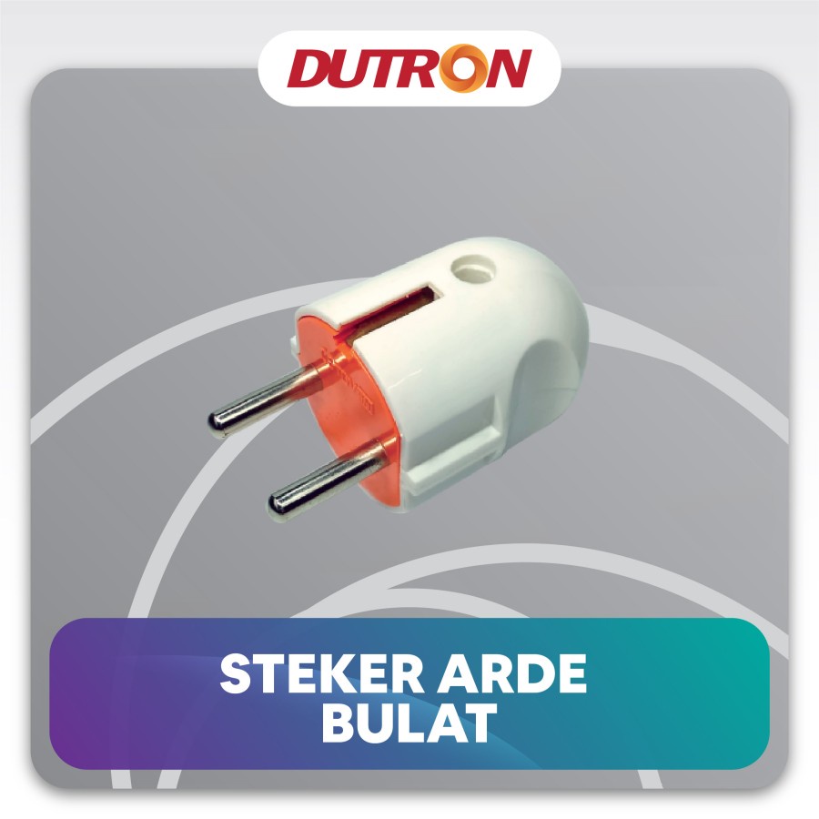 Steker Arde Dutron Bulat Oval Pin Kuningan Steker Arde Bulat