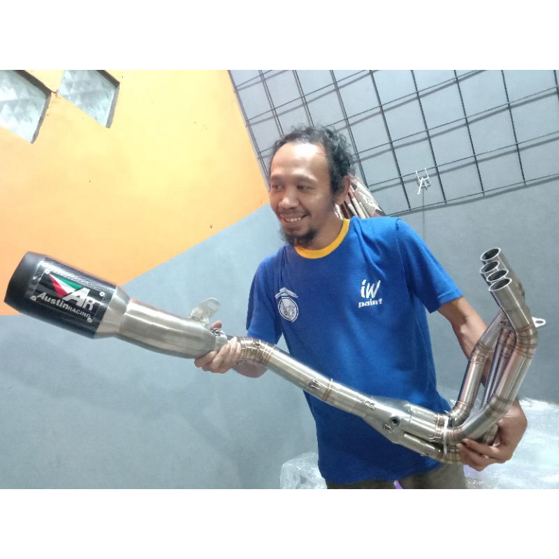 full system knalpot Austin racing untuk zx25r