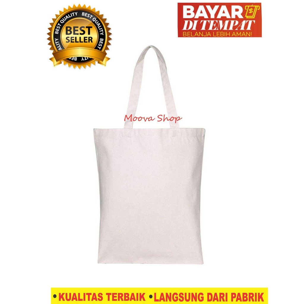 Totebag Putih Polos Dengan Perekat Harga Termurah Se Indonesia, Langsung dari Pabrik