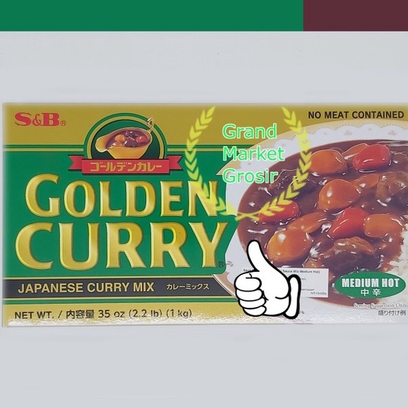 

S&B Golden Curry 220g Medium Hot Bumbu Kare Kari Jepang Saus Mix