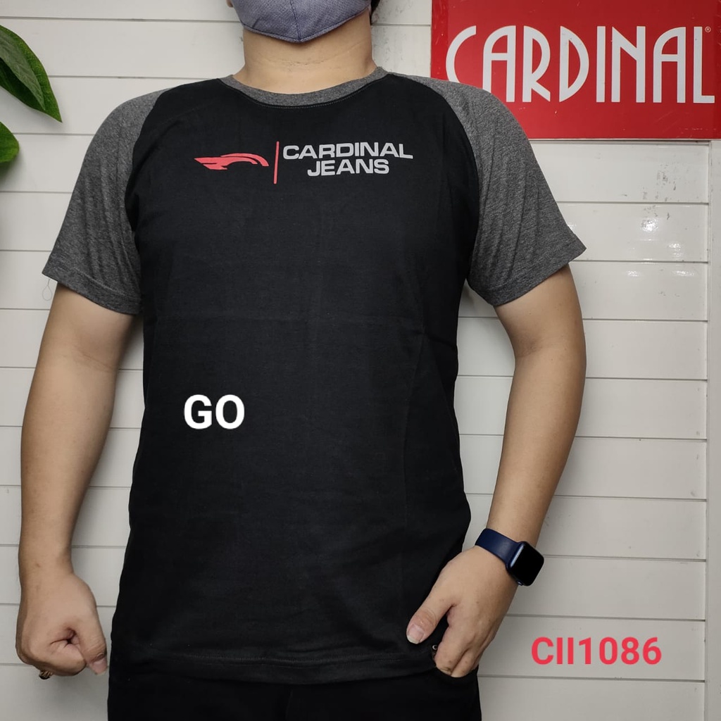 gof KJN CARDINAL JEANS KAOS T-Shirt Cowok Baju Reguler Slimfit Cowok Kaos Cardinal Keren!!!