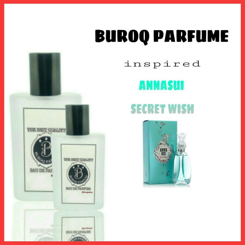 PARFUM ANASUI SECRET WISH INSPIRED PERFUME WANITA SEGAR BUNGA ACARA SPESIAL by BUROQ PARFUM