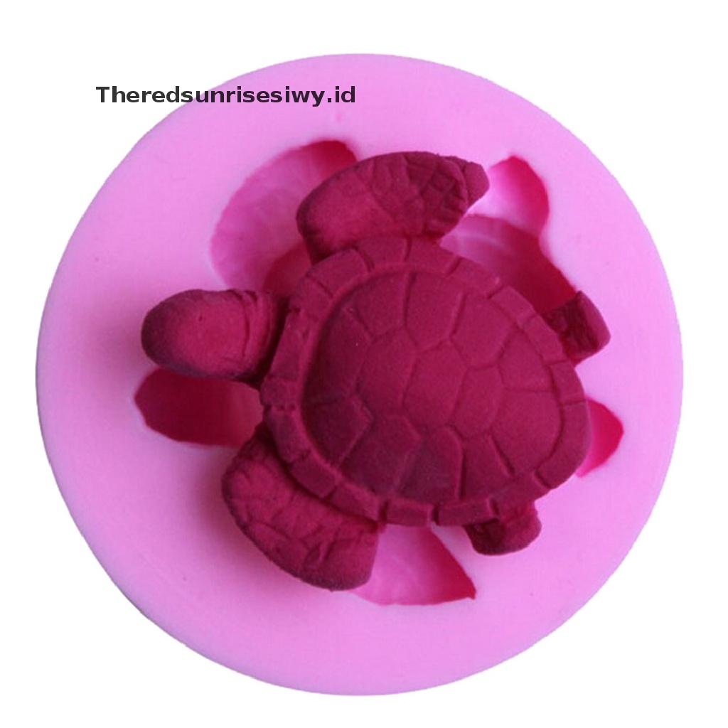 # Alat Rumah Tangga # Cetakan Adonan Kue &amp; Cokelat Desain Sea Turtle Bahan Silikon