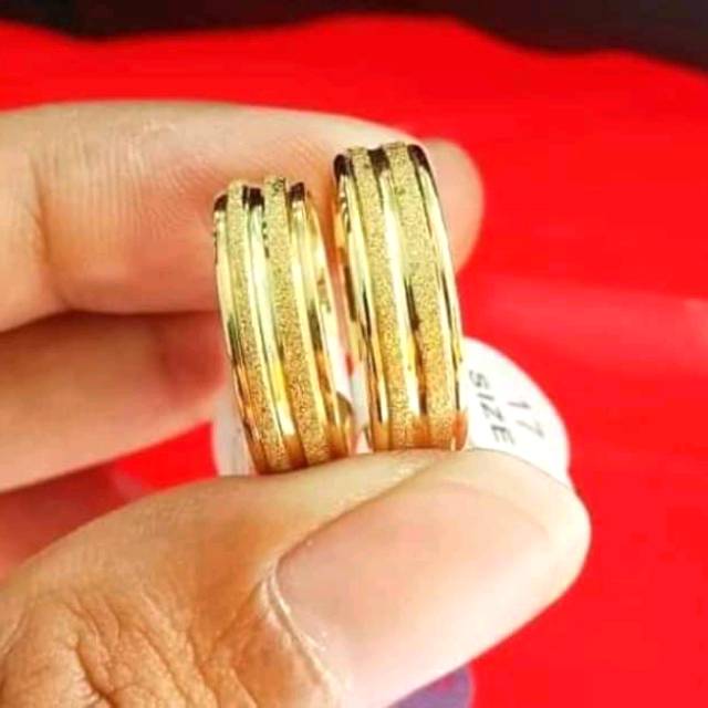 Cincin Couple Ukir Nama / Cincin Ukir Nama / Cincin Couple Lapis Emas